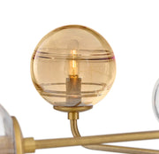 Fredrick Ramond FR30508 Oberon 8-lt 48" LED Chandelier - Heritage Brass