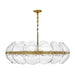 Fredrick Ramond FR30514 Lillia 6-lt 36" LED Chandelier