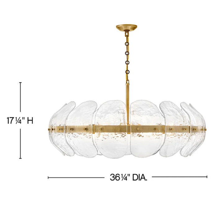 Fredrick Ramond FR30514 Lillia 6-lt 36" LED Chandelier