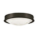 Fredrick Ramond FR31011 Cava 13" LED Flush Mount - Black Oxide