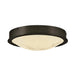 Fredrick Ramond FR31011 Cava 13" LED Flush Mount - Black Oxide