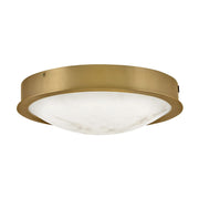 Fredrick Ramond FR31011 Cava 13" LED Flush Mount - Lacquered Brass