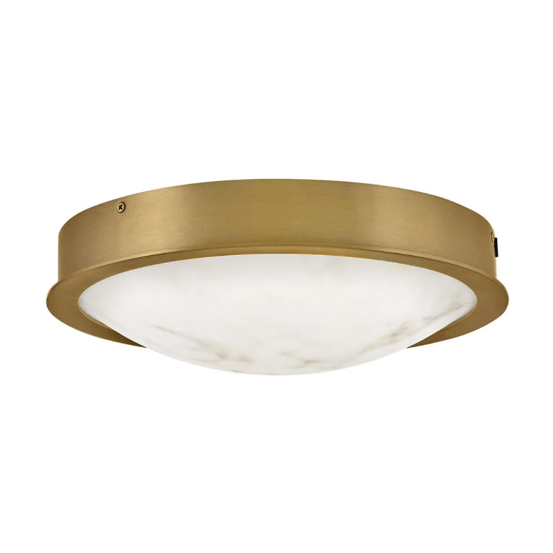 Fredrick Ramond FR31011 Cava 13" LED Flush Mount - Lacquered Brass