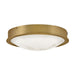 Fredrick Ramond FR31011 Cava 13" LED Flush Mount - Lacquered Brass