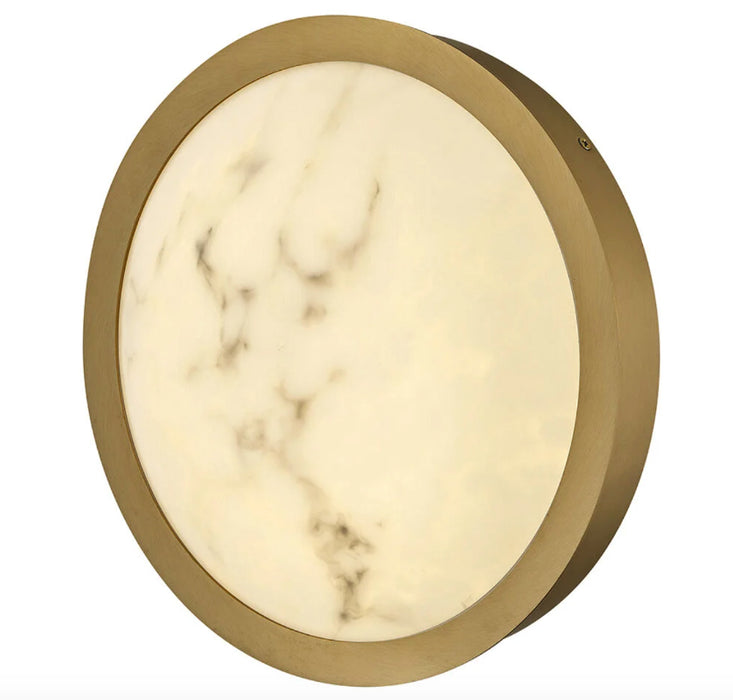 Fredrick Ramond FR31011 Cava 13" LED Flush Mount - Lacquered Brass