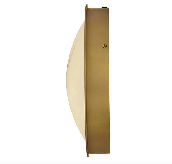 Fredrick Ramond FR31011 Cava 13" LED Flush Mount - Lacquered Brass