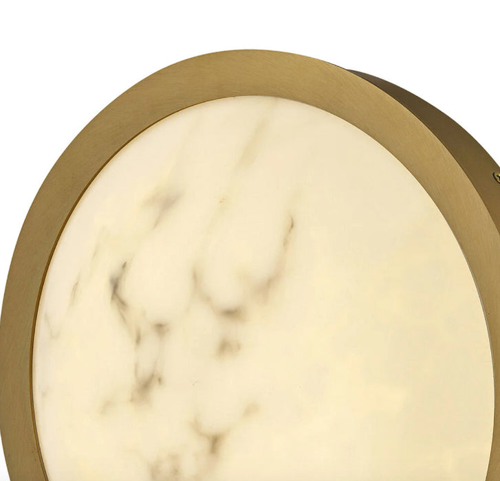 Fredrick Ramond FR31011 Cava 13" LED Flush Mount - Lacquered Brass