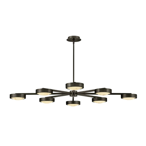 Fredrick Ramond FR31014 Cava 50" LED Convertible Semi-Flush Mount - Black Oxide