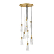Fredrick Ramond FR31104 Cosette 9-lt 20" LED Pendant - Heritage Brass