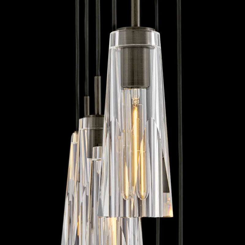 Fredrick Ramond FR31105 Cosette 13-lt 46" LED Linear Chandelier - Black Oxide
