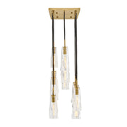 Fredrick Ramond FR31105 Cosette 13-lt 46" LED Linear Chandelier - Heritage Brass