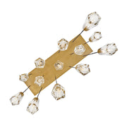 Fredrick Ramond FR31105 Cosette 13-lt 46" LED Linear Chandelier - Heritage Brass