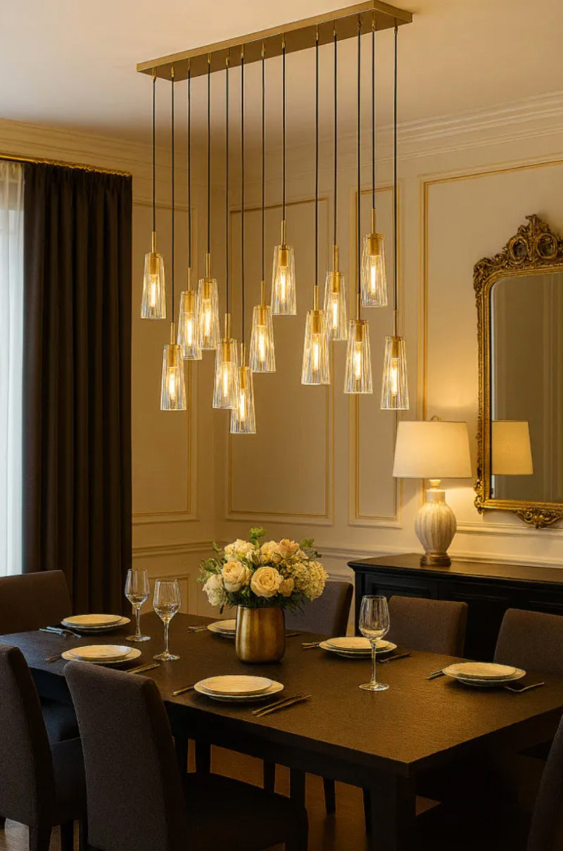 Fredrick Ramond FR31105 Cosette 13-lt 46" LED Linear Chandelier