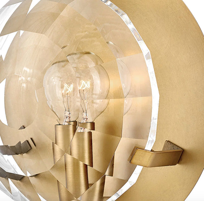 Fredrick Ramond FR31260 Nala 1-lt 10" LED Wall Sconce - Heritage Brass