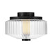 Fredrick Ramond FR41463 Reign 13" LED Flush Mount - Black