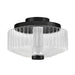 Fredrick Ramond FR41463 Reign 13" LED Flush Mount - Black