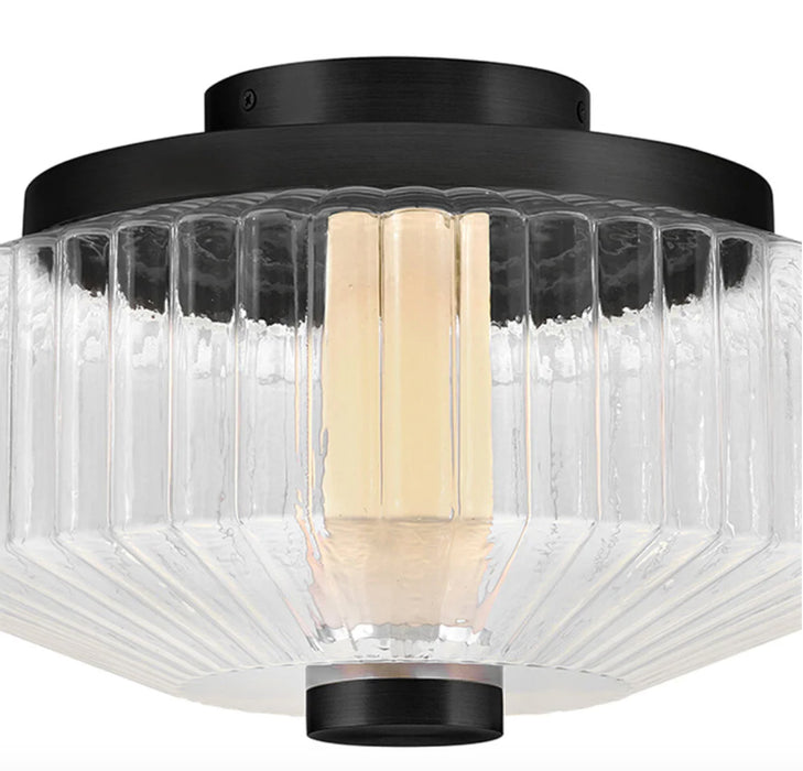Fredrick Ramond FR41463 Reign 13" LED Flush Mount - Black