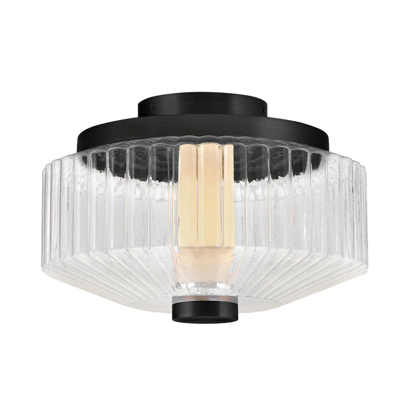 Fredrick Ramond FR41463 Reign 13" LED Flush Mount - Black