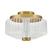 Fredrick Ramond FR41463 Reign 13" LED Flush Mount - Lacquered Brass