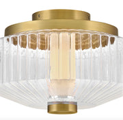 Fredrick Ramond FR41463 Reign 13" LED Flush Mount - Lacquered Brass