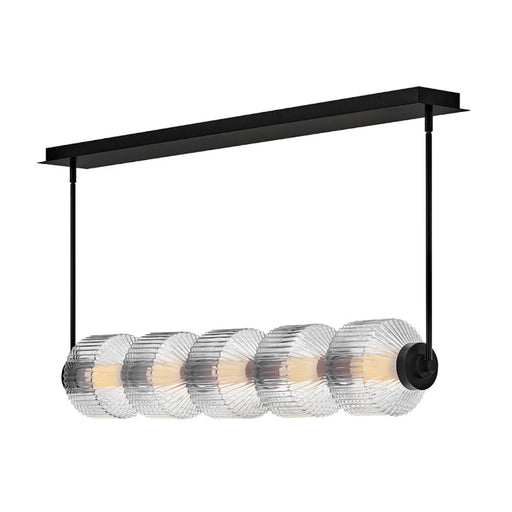 Fredrick Ramond FR41465 Reign 1-lt 49" LED Linear Chandelier - Black