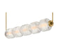 Fredrick Ramond FR41465 Reign 1-lt 49" LED Linear Chandelier - Lacquered Brass