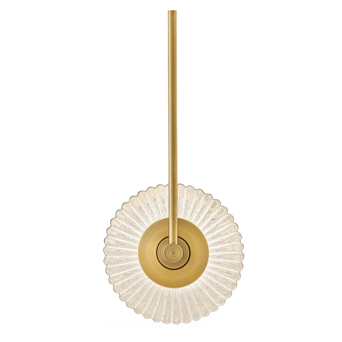 Fredrick Ramond FR41465 Reign 1-lt 49" LED Linear Chandelier - Lacquered Brass