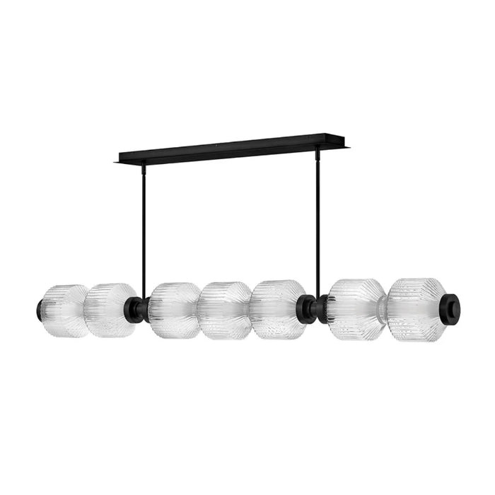 Fredrick Ramond FR41466 Reign 1-lt 69" LED Linear Chandelier - Black