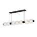 Fredrick Ramond FR41466 Reign 1-lt 69" LED Linear Chandelier - Black