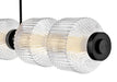 Fredrick Ramond FR41466 Reign 1-lt 69" LED Linear Chandelier - Black