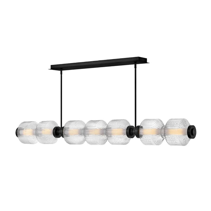 Fredrick Ramond FR41466 Reign 1-lt 69" LED Linear Chandelier - Black