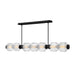 Fredrick Ramond FR41466 Reign 1-lt 69" LED Linear Chandelier - Black