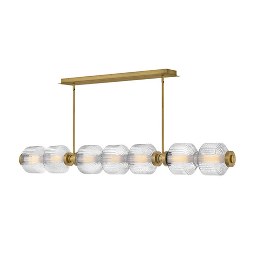 Fredrick Ramond FR41466 Reign 1-lt 69" LED Linear Chandelier - Lacquered Brass