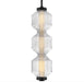 Fredrick Ramond FR41467 Reign 8" LED Convertible Pendant - Black