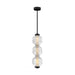 Fredrick Ramond FR41467 Reign 8" LED Convertible Pendant - Black
