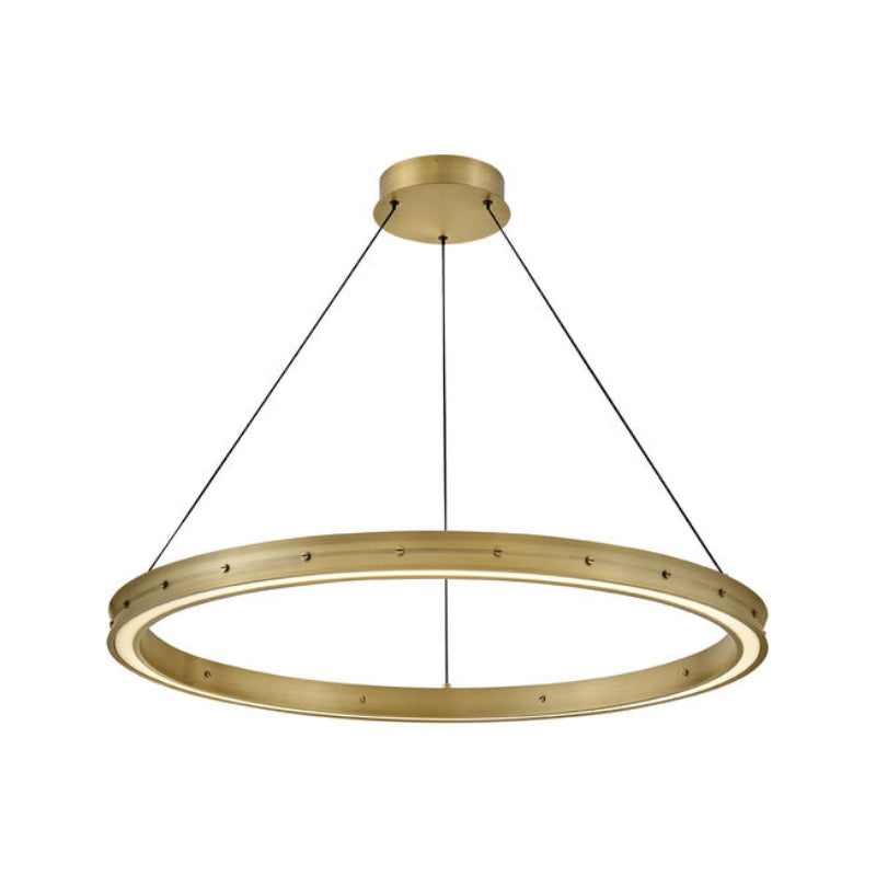 Fredrick Ramond FR41476 Althea 38" LED Chandelier - Lacquered Brass