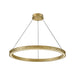 Fredrick Ramond FR41476 Althea 38" LED Chandelier - Lacquered Brass