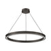 Fredrick Ramond FR41476 Althea 38" LED Chandelier - Satin Black