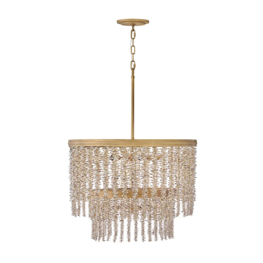 Fredrick Ramond FR41495 Rubina 10-lt 26" LED Chandelier - Light Amber Crystal