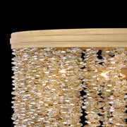 Fredrick Ramond FR41495 Rubina 10-lt 26" LED Chandelier - Light Amber Crystal
