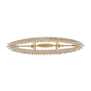 Fredrick Ramond FR41496 Rubina 6-lt 48" LED Linear Chandelier - Light Amber Crystal