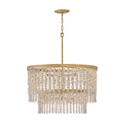 Fredrick Ramond FR41498 Rubina 12-lt 30" LED Chandelier - Light Amber Crystal