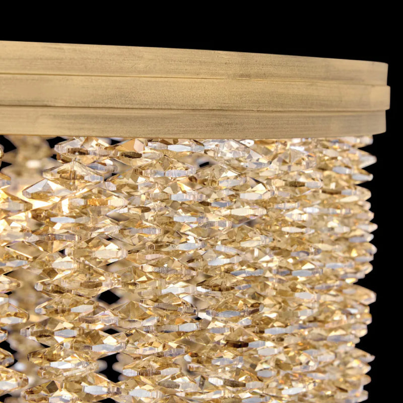 Fredrick Ramond FR41498 Rubina 12-lt 30" LED Chandelier - Light Amber Crystal