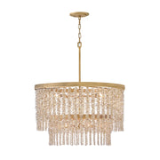 Fredrick Ramond FR41498 Rubina 12-lt 30" LED Chandelier - Light Amber Crystal