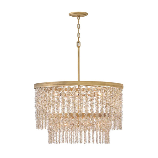 Fredrick Ramond FR41498 Rubina 12-lt 30" LED Chandelier - Light Amber Crystal