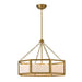 Fredrick Ramond FR41536 Veleta 8-lt 36" LED Chandelier