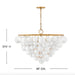 Fredrick Ramond FR41568 Marabel 10-lt 48" LED Chandelier