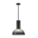 Fredrick Ramond FR41577 Ombra 1-lt 19" Pendant - Black