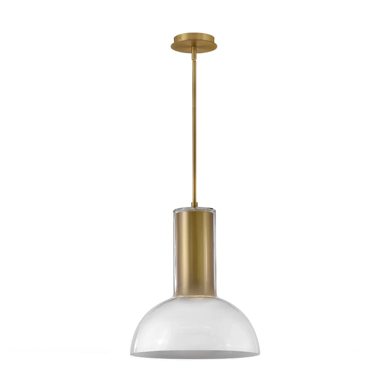 Fredrick Ramond FR41577 Ombra 1-lt 19" Pendant - Lacquered Brass