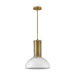 Fredrick Ramond FR41577 Ombra 1-lt 19" Pendant - Lacquered Brass